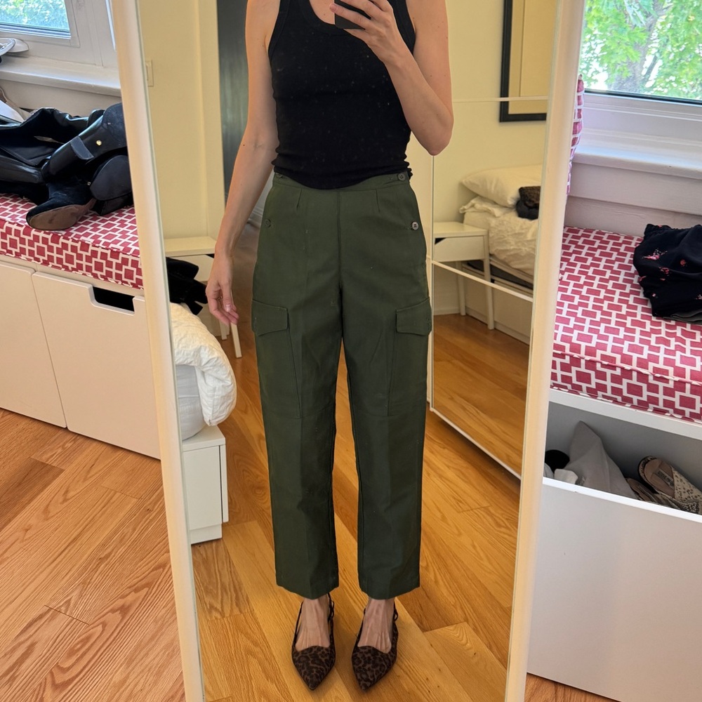 Olive Green Women's Cargo Pants